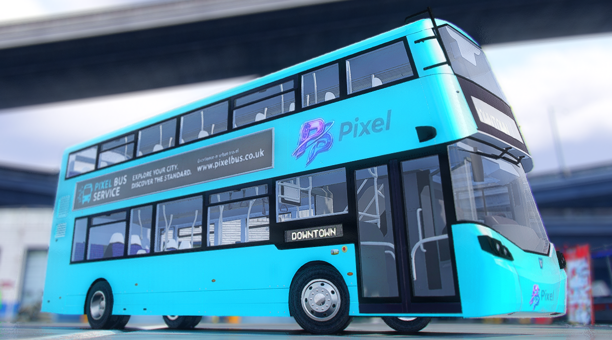 Pixel Paradise civilian bus service
